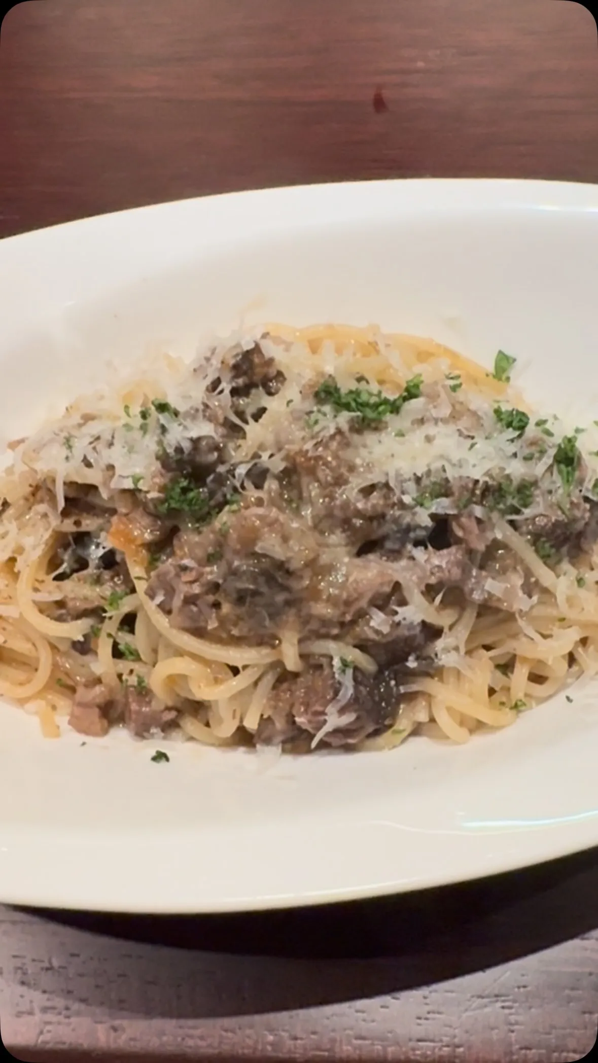 蝦夷直ラグーソースのパスタフレスカ